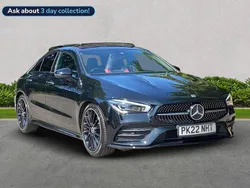 Black Used 2022 Mercedes CLA180 AMG Line Premium Plus Sedan | £28,861 (A bit pricey)