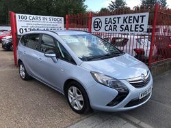 Silver Used 2015 Vauxhall Zafira MPV | £4,400 (Fair price)