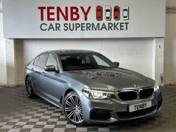 Blue Used 2019 BMW 520 M Sport Sedan | £16,795 (Good price)