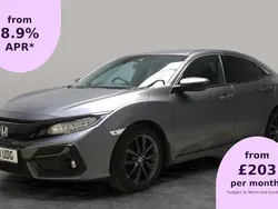 Grey Used 2021 Honda Civic SR Hatchback | £14,495 (Fair price)