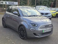 Grey Used 2022 Fiat 500e La Prima Hatchback | £15,495 (Fair price)