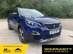 Blue Used 2020 Peugeot 3008 GT-line Hatchback | £13,550 (Fair price)
