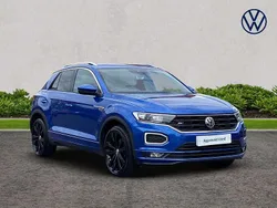 Blue Used 2019 VW T-Roc R-line SUV | £17,500 (Fair price)