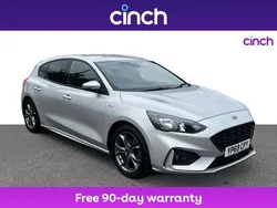 Silver Used 2019 Ford Focus ST-Line Hatchback | £12,899 (Fair price)