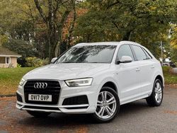 White Used 2017 Audi Q3 S-Line SUV | £12,985 (Fair price)