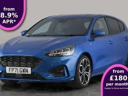 Blue Used 2021 Ford Focus ST-Line X Hatchback | £13,217 (Good price)