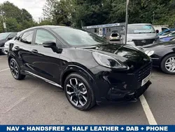 Black Used 2021 Ford Puma ST-Line X Hatchback | £13,695 (Fair price)