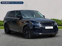 Black Used 2021 Land Rover Range Rover Sport HSE Dynamic SUV | £44,211 (A bit pricey)