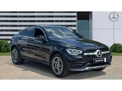 Black Used 2021 Mercedes GLC300e AMG line Coupe | £31,330 (Fair price)