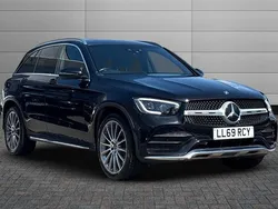 Obsidian black Used 2019 Mercedes GLC300 AMG Line Premium Estate | £28,990 (Fair price)