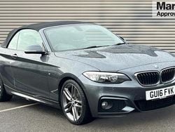 Grey Used 2016 BMW 220 M Sport Cabriolet | £13,890 (Fair price)
