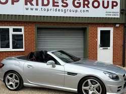 Silver Used 2013 Mercedes SLK200 AMG Cabriolet | £9,999 (Fair price)