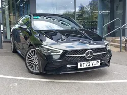 Black Used 2023 Mercedes CLA220 AMG Line Premium Sedan | £29,498 (Fair price)