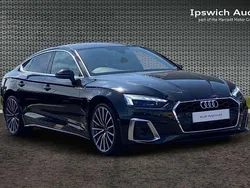 Black Used 2023 Audi A5 Sportback S-Line Hatchback | £29,491 (Fair price)