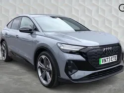 Grey Used 2023 Audi Q4 Sportback e-tron Black Edition SUV | £36,450 (Good price)