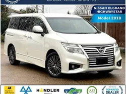 White Used 2018 Nissan Elgrand MPV | £17,250 (A bit pricey)