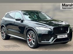 Metallic santorini black Used 2018 Jaguar F-Pace SVR SUV | £32,533 (Good price)