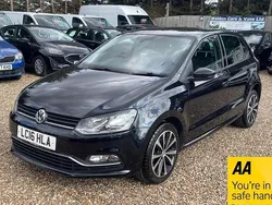 Black Used 2016 VW Polo Match Hatchback | £8,450 (Fair price)