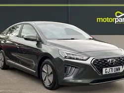 Grey metallic Used 2021 Hyundai Ioniq Premium Sedan | £16,000 (Fair price)