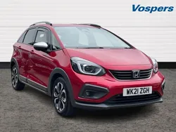 Red Used 2021 Honda Jazz Hybrid Hatchback | £15,500 (Fair price)
