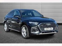 Black Used 2021 Audi Q5 Sportback S-Line SUV | £32,495 (Fair price)