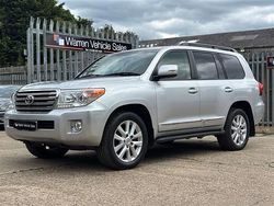 Silver Used 2013 Toyota Land Cruiser V8 SUV | £43,500