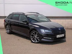 Black Used 2024 Skoda Superb SportlinePlus Estate | £28,490 (Fair price)