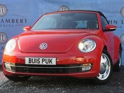 Red Used 2015 VW Beetle Design Cabriolet | £11,995 (Fair price)