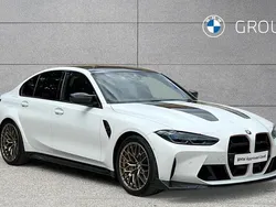 Frozen solid white Used 2024 BMW M3 Comfort Edition Sedan | £93,595 (Fair price)