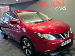 Red Used 2016 Nissan Qashqai N-TEC SUV | £7,685 (Fair price)
