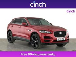 Red Used 2020 Jaguar F-Pace Portfolio SUV | £24,999 (A bit pricey)