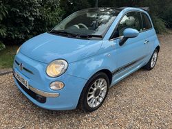 Blue Used 2011 Fiat 500 Lounge Cabriolet | £4,495 (Super price)
