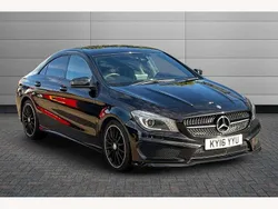 Black Used 2016 Mercedes CLA180 AMG Sedan | £9,190 (Fair price)