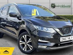 Black Used 2017 Nissan Qashqai N-Connecta SUV | £8,795 (Fair price)