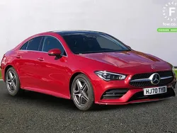 Red Used 2020 Mercedes CLA200 AMG Line Premium Plus Coupe | £22,499 (Good price)