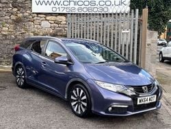 Blue Used 2014 Honda Civic SR Estate | £8,499 (Fair price)