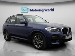 Blue Used 2021 BMW X3 M Sport SUV | £21,200 (Good price)
