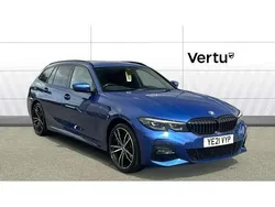 Blue Used 2021 BMW 330e M Sport Estate | £27,585 (A bit pricey)