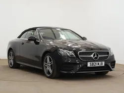 Obsidian black metallic Used 2021 Mercedes E450 AMG line Cabriolet | £38,389