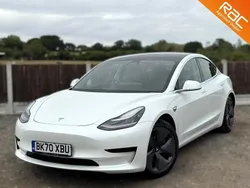 White Used 2020 Tesla Model 3 Standard Range Plus Sedan | £16,990 (Fair price)
