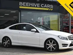 White Used 2015 Mercedes C250 Sport Edition Coupe | £8,995 (Super price)