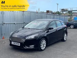 Black Used 2016 Ford Focus Titanium Hatchback | £6,395 (Fair price)
