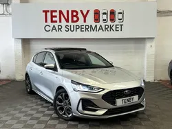 Silver Used 2022 Ford Focus ST-Line Hatchback | £14,795 (Fair price)