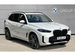 Mineral white Used 2025 BMW X5 M Sport SUV | £67,995 (Expensive)