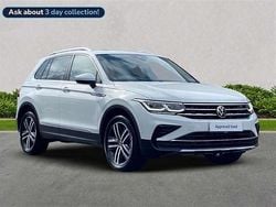 White Used 2021 VW Tiguan Elegance SUV | £25,469 (Good price)