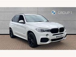 White Used 2018 BMW X5 M Sport SUV | £26,895 (Good price)
