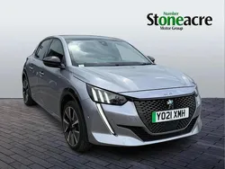 Grey Used 2021 Peugeot e-208 Premium Hatchback | £13,995 (Fair price)