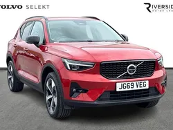 Fusion red Used 2024 Volvo XC40 Ultimate SUV | £34,697 (Fair price)