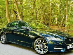 Blue Used 2019 Jaguar XF R-Sport Sedan | £13,795 (Fair price)