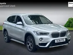 Silver Used 2018 BMW X1 xLine SUV | £17,547 (Fair price)